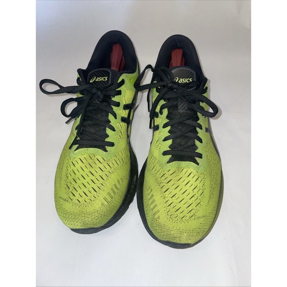 Asics Mens Gel Kayano 27 Green Black Running Shoes Sneakers Size 11.5 - Picture 7 of 12